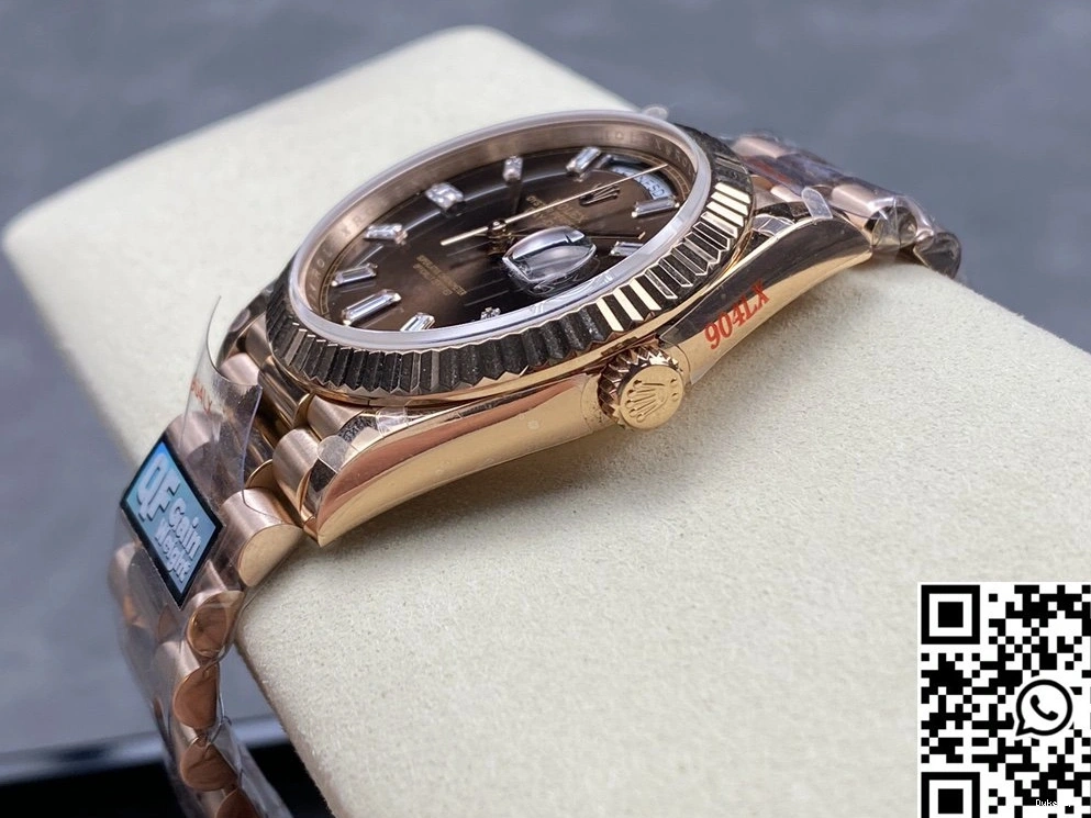 Factory Chocalate Steel Tungsten Rolex Date v5 Dial QF Day M228235-0003 0420